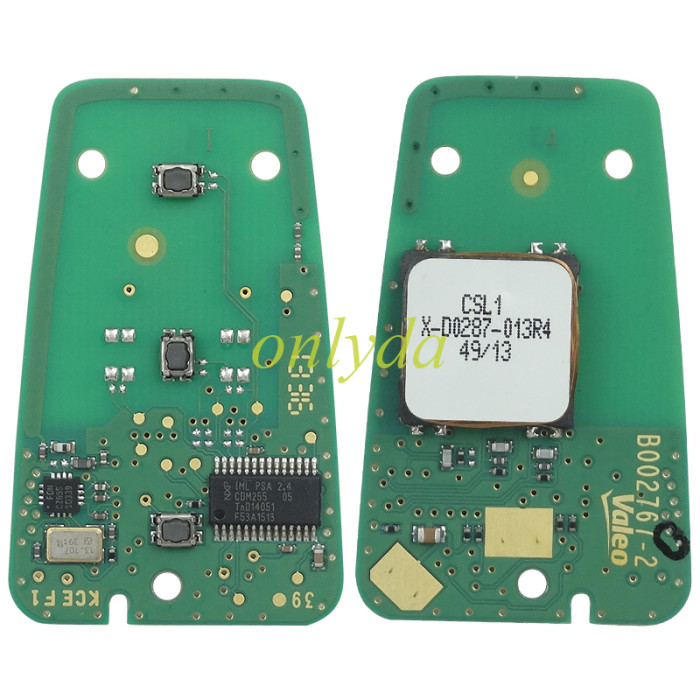 Free shipping For Citroen  smart remote key with 434MHZ with 46 chip 7945A