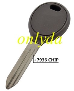 Free shipping 5pcs/lot For Chrysler  Dodge  Jeep Y165 Transponder Key 7936