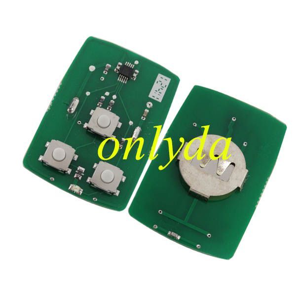 Free shipping For Toyota 3 button remote key  with 315button