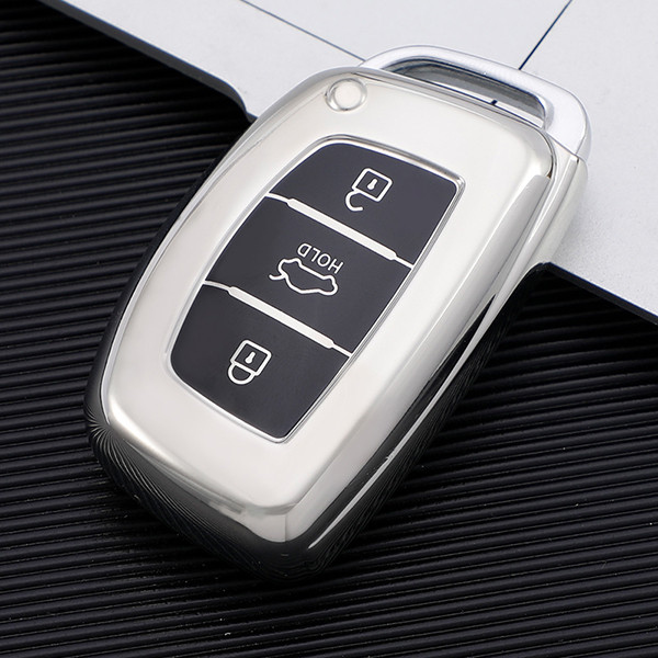 For Hyundai Leading,  Sonata nine, Tucson, Langdong 3 button  TPU protective key case, Truck button on the middle, please choose the color
