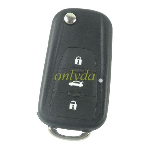Free shipping For MG 3 button flip remote key shell