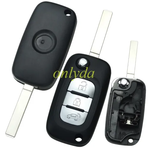 For smart 3 button remote key shell