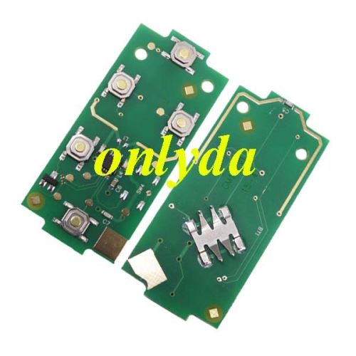 Free shipping For 5 button remote key with 434mhz black color