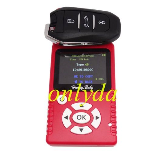 Free shipping For  Citroen  remote key with 434mhz PCF7945/7953(HITAG2) chip