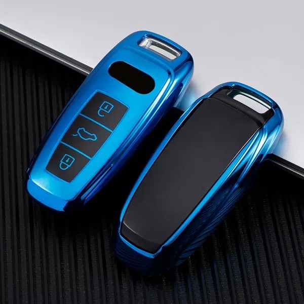 For Audi A3/Q3/Q2L/A1/S3 3 button TPU protective key case,please choose the color