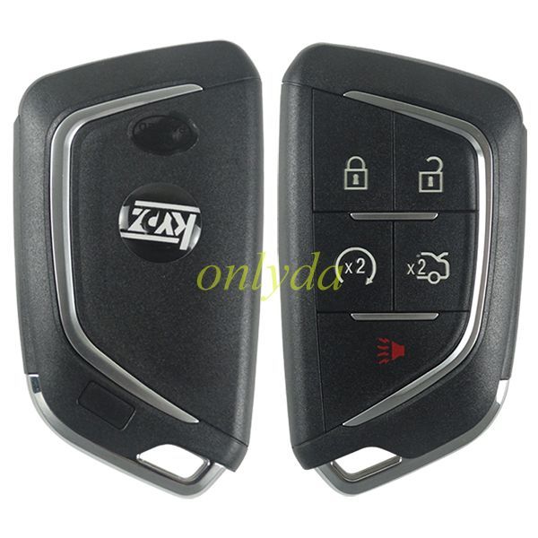 For Cadillac model 4+1 button KYDZ universal remote key pcf7942 HITAG2 46 chip 433mhz