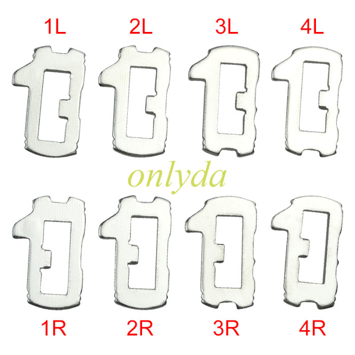 Free shipping For Chevrolet/Buick/GM lock wafer it contains 1L,2L,3L,4L,1R,2R,3R,4R. Each number has 20pcs
