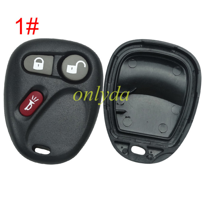 Free shipping 10pcs/lot For GM Buick remote key shell, pls choose the button
