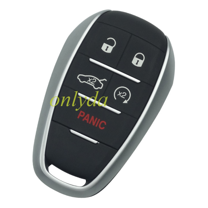 Free shipping 4+1 button remote key shell