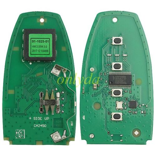 For Ford Mustang Cobra 3+1button Smart key 315mhz ID49 chip