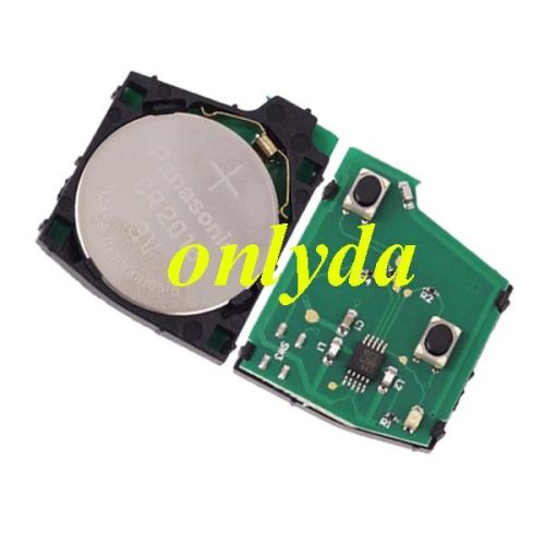 Free shipping Toyota 2 button remote key with 4D67 chip & TOY43 blade with 315mhz or 434mhz use for Toyota land cruiser prado