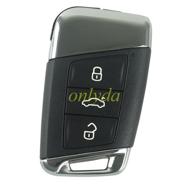Free shipping Original VW 3 Button remote key blank  with  HU162 blade