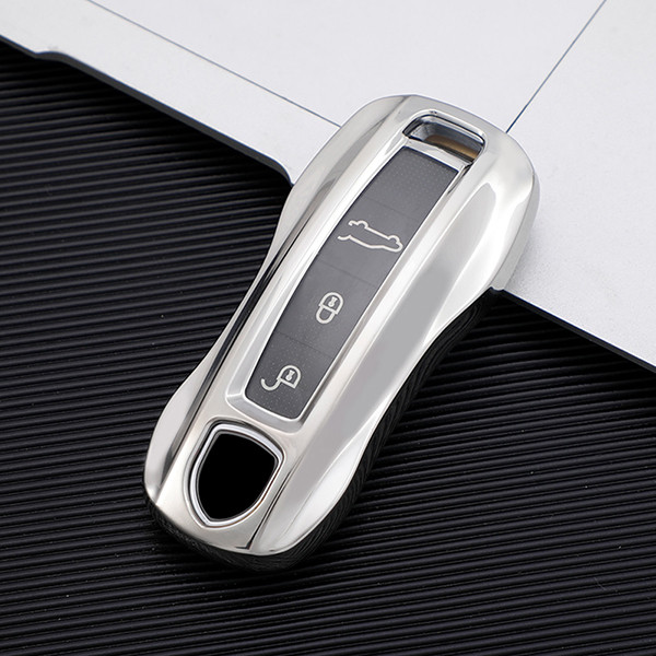 For Porsche 3 button TPU protective key case please choose the color