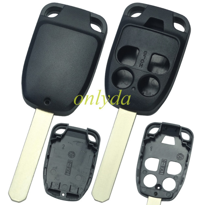 Free shipping 10pcs/lot For Honda 4+1 button key blank