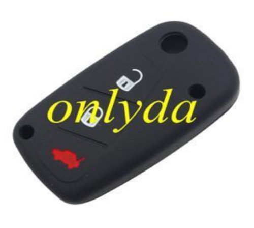 Fiat 3 button silicon case (Black,Blue ,Red. Please choose the color)