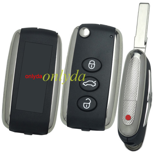 Free shipping Bentley 3+1 button remote key blank  high quality