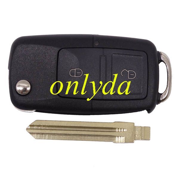 Free shipping VW Style   flip remote --hyun 2+1 button remote key  with 433mhz  TUCSON car (without chip)