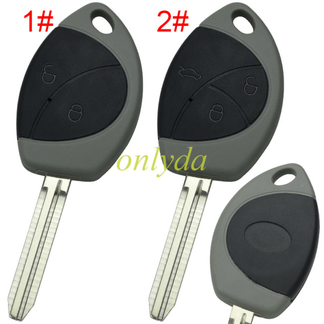 Free shipping 10pcs/lot For Toyota 3 button remote key blankToyota  remote key blank with balde with badge , pls choose button model