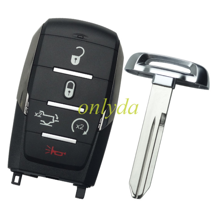 Free shipping For  Dodge remote key with 433.92mhz with PCF7939M/HITAG AES/4A chip ,can choose the key shell
