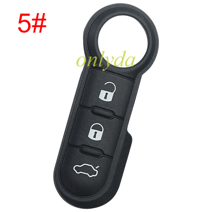 Free shipping 10pcs/lot For Fiat remote key pad, pls choose button type