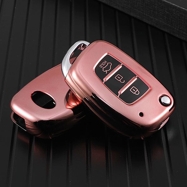 For Hyundai 3 button  TPU protective key case,please choose the color