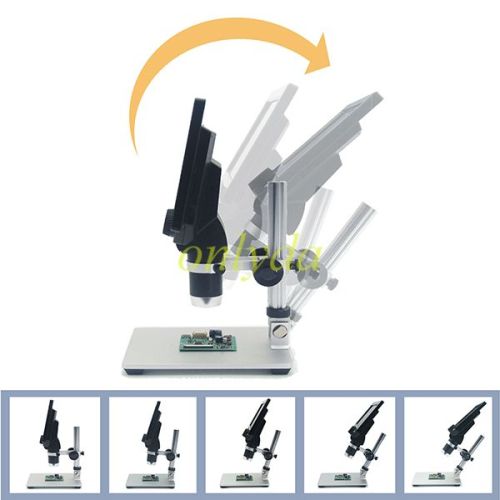 For G1200 12MP 1-1200X Digital Microscope for Soldering Electronic 500X 1000X Microscopes Continuous Amplification Magnifier，please choose the plug European and American regulations