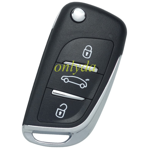 For Xhorse VVDI  Remote Key DS Type Wire Remote Key 3 button Universal Remote Key  XKDS00EN