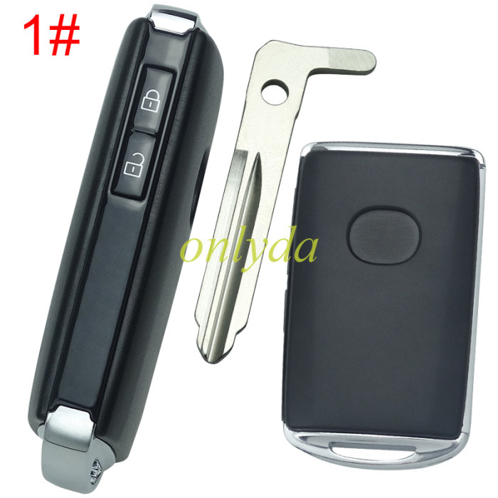 Free shipping 5pcs/lot for 2020 new mazda remote key case with blade ,with badge, pls choose button model