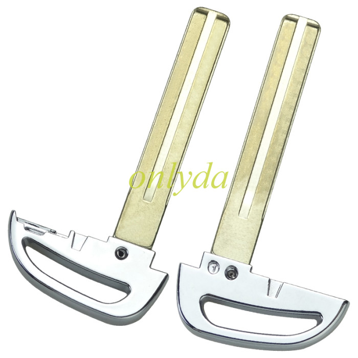Free shipping 5pcs/lot For Hyundai  remote key blank with battery clip with badge , pls choose button