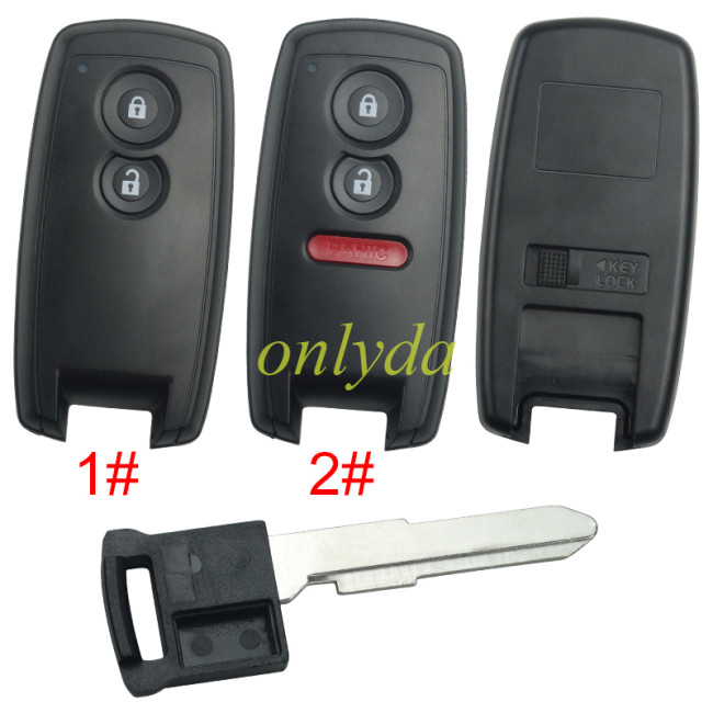 Free shipping 5pcs/lot For  Suzuki  remote key blank without badge , pls choose button model
