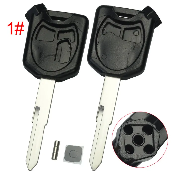 Honda-Motor bike key blank with right blade with badge , pls choose color