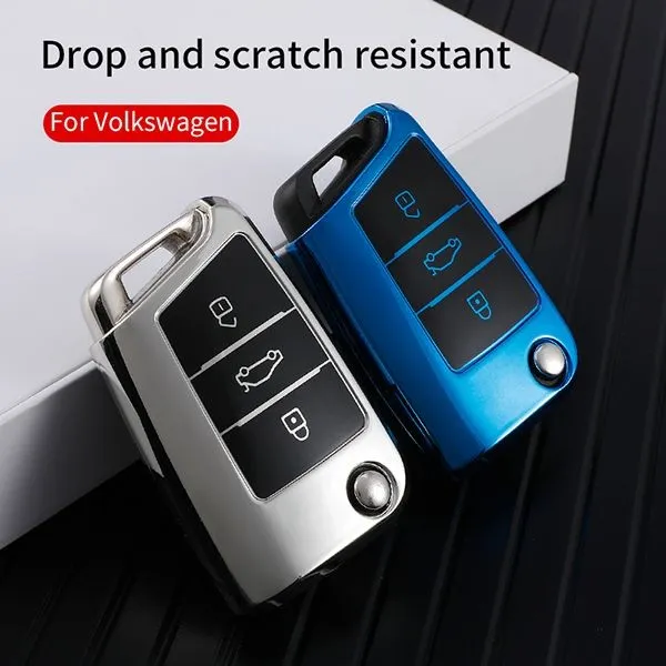 For VW 3 button TPU protective key case please choose the color