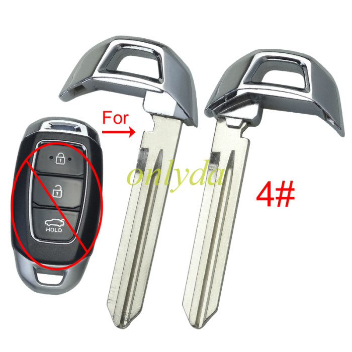 Free shipping 10pcs/lot For Hyundai emergency key blade, pls choose model