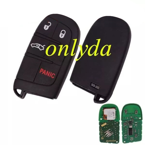 Free shipping For OEM GM 3+1 button remote key with 434MHZ