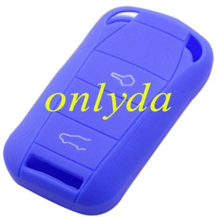 Porsche 2 button silicon case (Black,Blue ,Red. Please choose the color)
