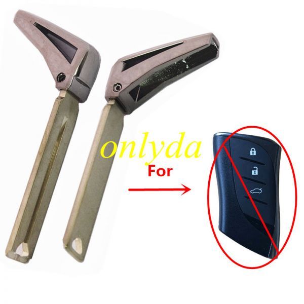 Free shipping 10pcs/lot For emmergency key blade the outsise part with groove