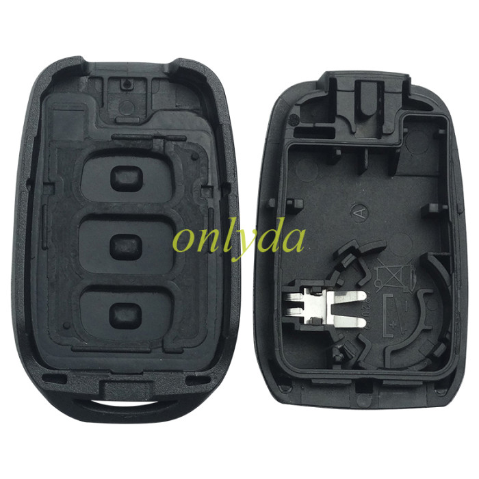 Free shipping 10pcs/lot For 3 button remote key blank,please choose the blade