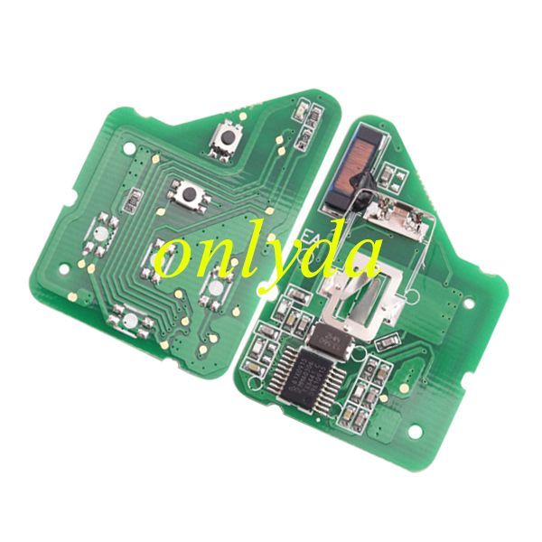 Free shipping For OEM Honda 2B remote  PCF7961X(Hitag3) chip-434mhz  Model: Honda G