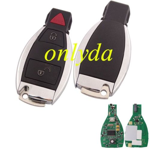 Free shipping For Benz 2+1 button remote  key with 315MHZ/433MHZ