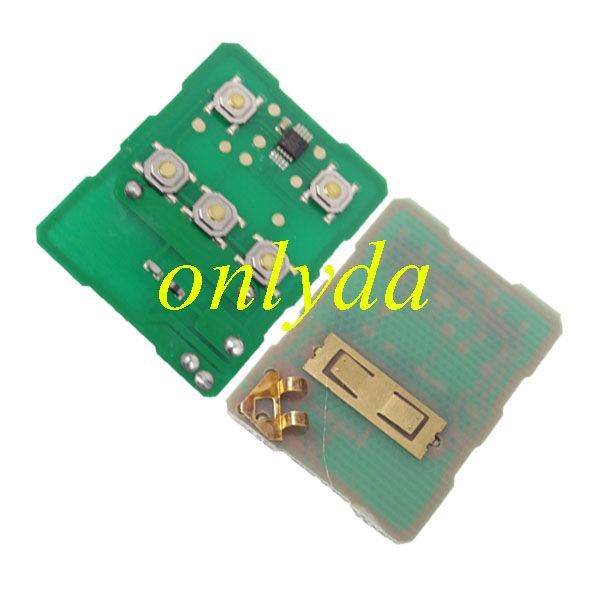 Free shipping 10pcs/lot For  Ford 4button Remote control (Black） with 315mhz / 434mhz Changeable Frequency by press button