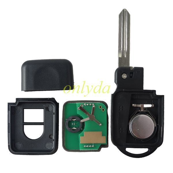 Free shipping For Nissan keyless smart 2 button remote key 433MHZ with 4D60 chip
