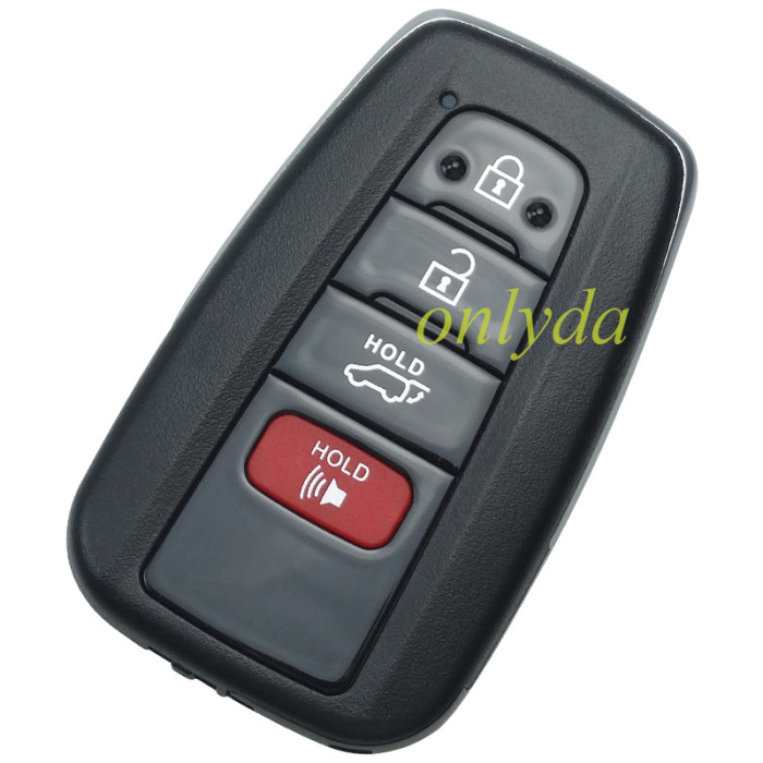 Free shipping For Toyota 3+1 button remote key with blade    FCC ID : HYQ14FBC 0351 BOARD RAV4 314.36Mhz-312.1Mhz
