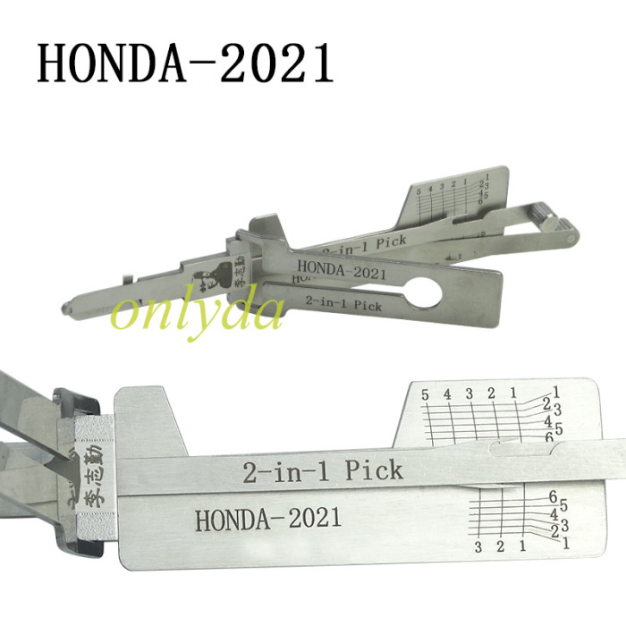 For Honda 2021  lishi 2 in 1 decode and lockpick For 2021 new Honda