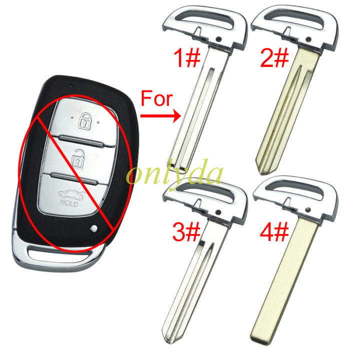 Free shipping 10pcs/lot For Hyundai key blade, pls choose blade