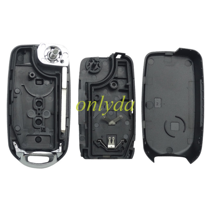 Free shipping For  2016-2018 Fiat Egea 500X TIPO 3 button flip remote key 434mhz   with electronic MQB 48 chip Megamos AES 48 & SIP22   Model: I6FA