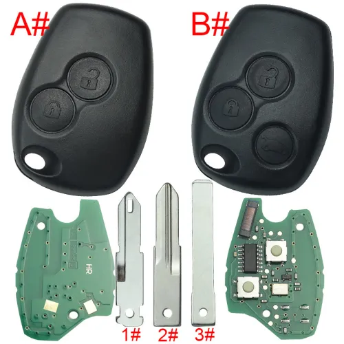 For Renault Clio II,Kangoo II,Master II DACIA:Logan,Sandero,Duster  434mhz with original 7946 chip before 2008 year