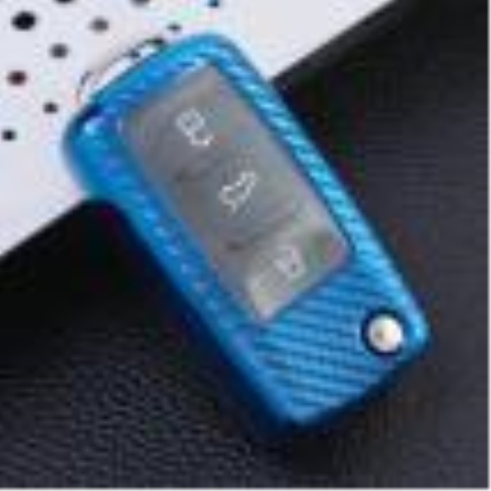 For VW 3 transparent button TPU protective key case please choose the color
