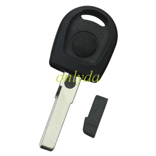 Free shipping 10pcs/lot For  VW Transponder key blank with prinited badge