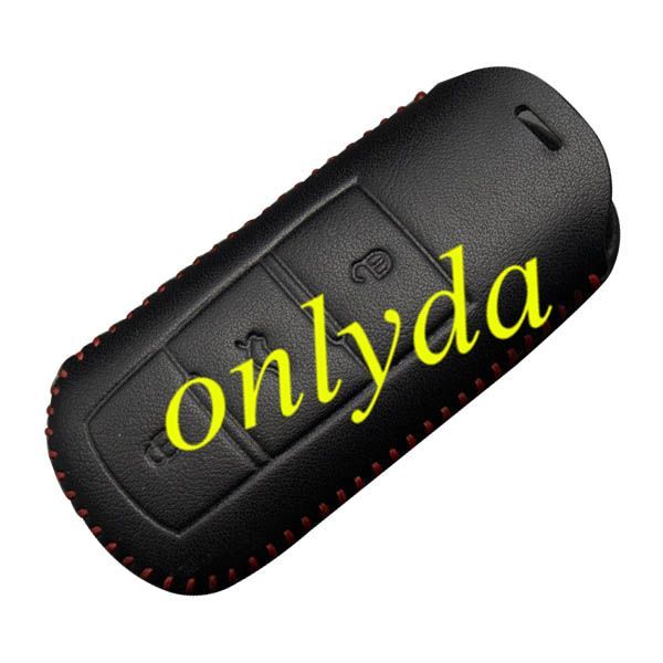 For VW 3button key leather case VW CC,GOLF