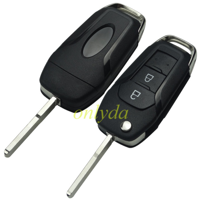 Free shipping For Ford 2 button remote key with hitag pro ID49 Chip  with 433mhz  EB3T-15K601-BA